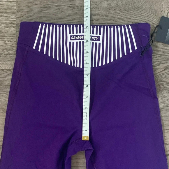 Savage‎ X Fenty Xccentuate High-Waist Leggings Size S - That’s Deep Purple - NWT - Picture 7 of 13